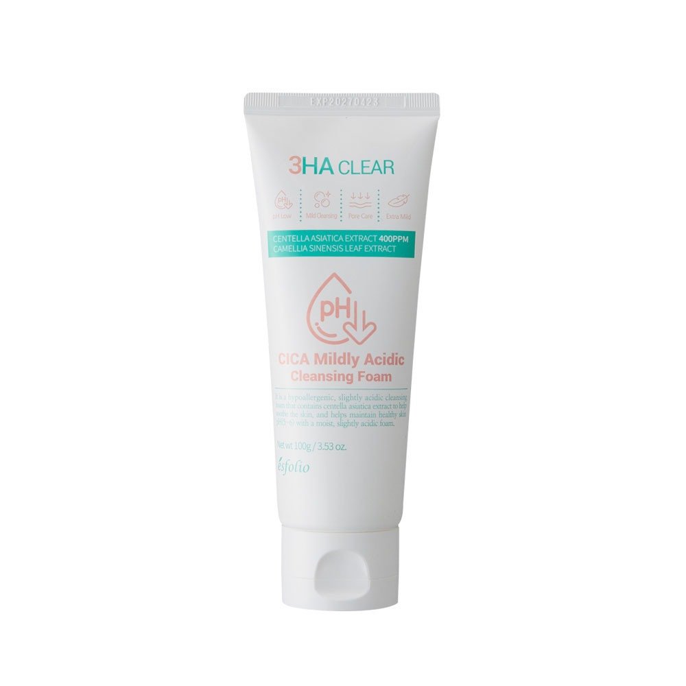 3HA Clear Cica Mildly Acidic Cleansing Foam